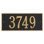 Hartford 1-Line Wall Address Plaque