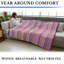 Jeté tissé en coton Pure Country Weavers
