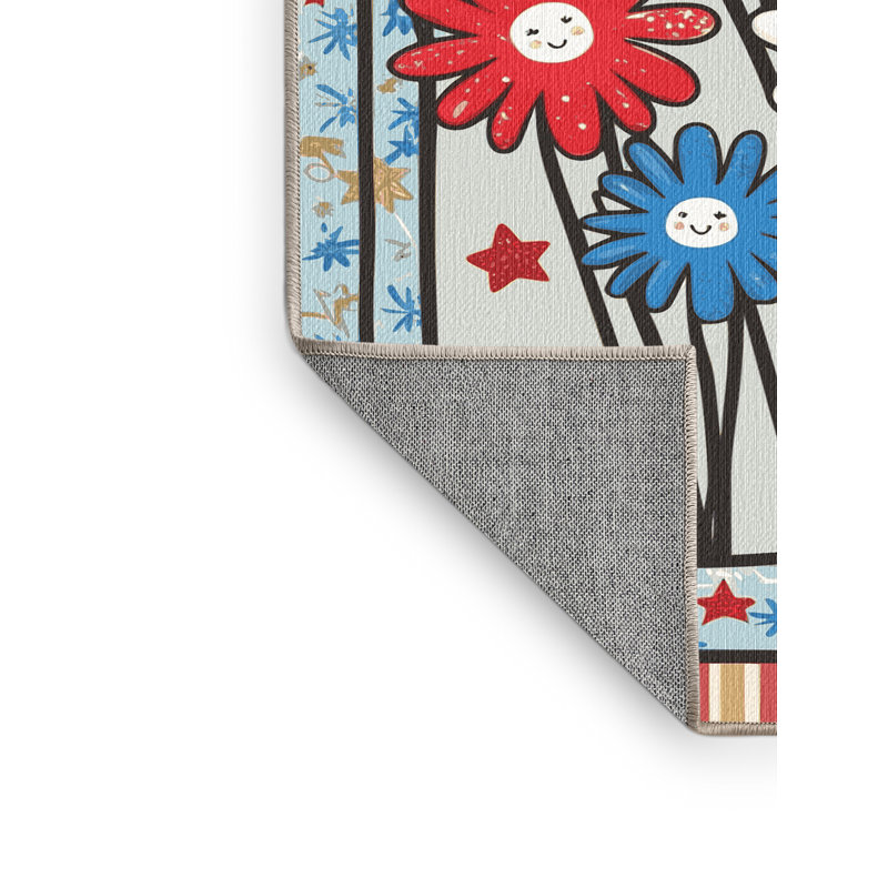 Tapis de fête des Fêtes Ginza Six, Rectangulaire 3 pi x 5 pi