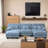 Oversized U-shaped Luxury Sectional Sofa With 2 Footstools-1364555868
