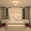 Melstone 3-Light Steel Dimmable Milk Glass Semi Flush Mount-950824207