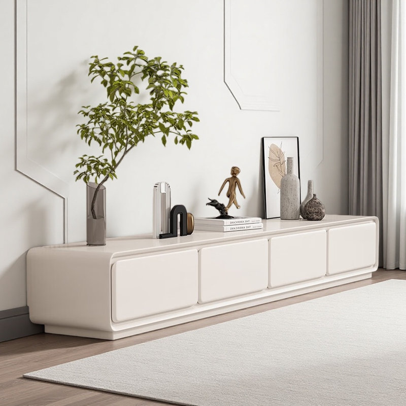 Simple Cream Style Design TV Cabinet