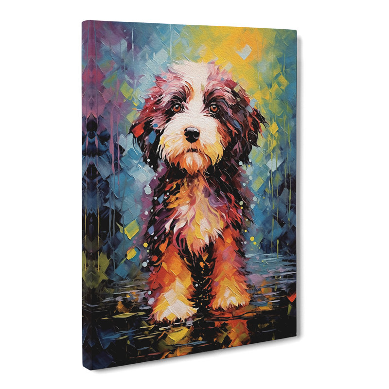 Cockapoo Impressionism - Print, 50cm H x 35cm W x 3cm D