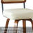Swivel Counter Height Bar Stools Set of 2,Mid Century Modern Barstools with Rattan Back,27 inch Seat Height Solid Wood Kitchen Island Stools,Beige Faux Leather Upholstery Bar Chairs-1718288234-1717723526