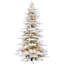 Fraser Hill Farm 10-Ft. Flocked Mountain Pine Christmas Tree With Smart String Lighting, FFMP010-3SN-693732025