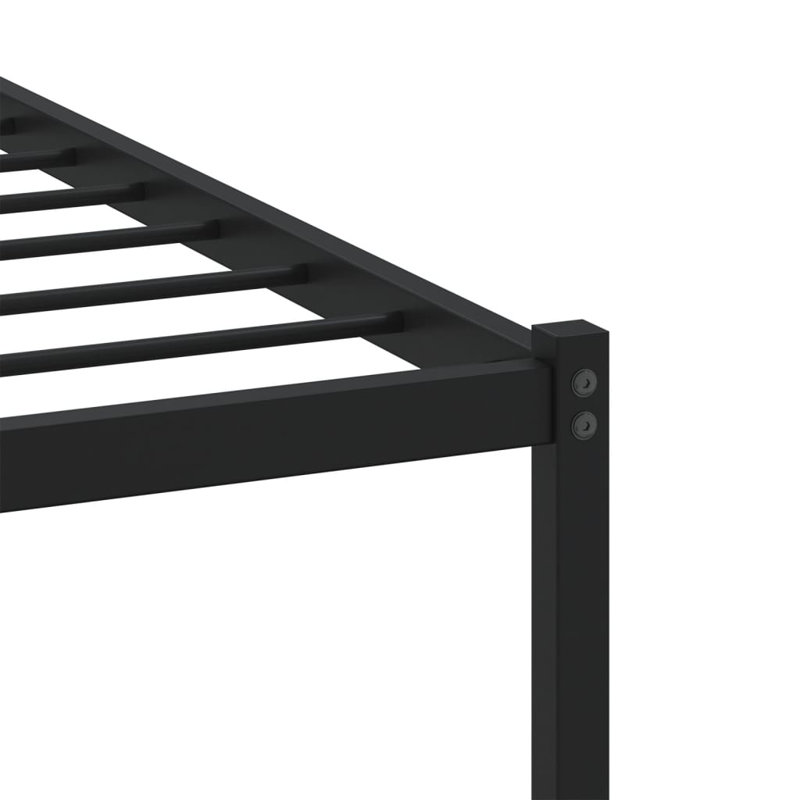 Vidaxl Bed Frame Without Mattress With Headboard 160X200 Cm, 80 x 200 cm, Brown Oak