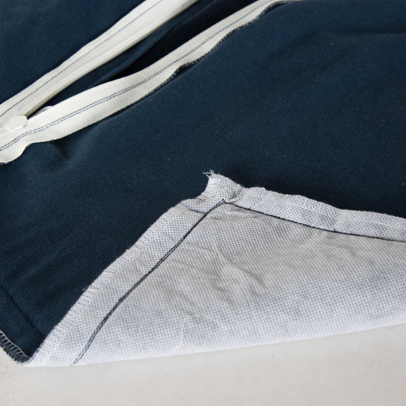 Coussin en coton, Bleu