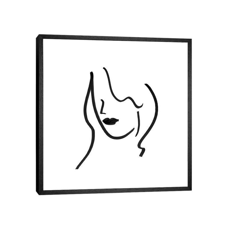 Muser II by Isabelle Z - Print on Canvas, 66.04 cm H x 66.04 cm W, Black Framed