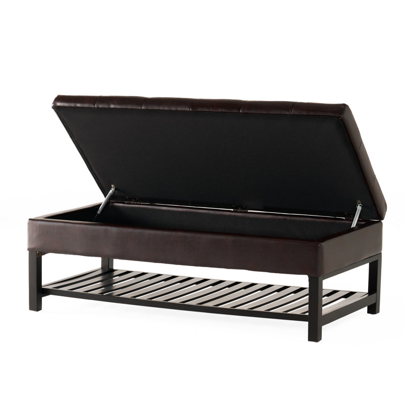 Repose-pieds rectangulaire avec rangement Fremont