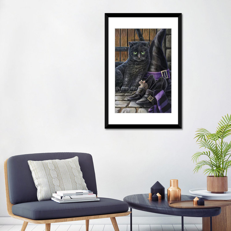 «Trouble and Squeak», impression sur toile, H 32 po x l 24 po x P 1 po, Papier d'art encadré noir, Blanc