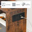 Slim Side Table with Storage