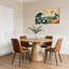 «Abstract Wave Wave», ensemble de 1 reproduction d'art sur toile tendue sur toile-1930276851