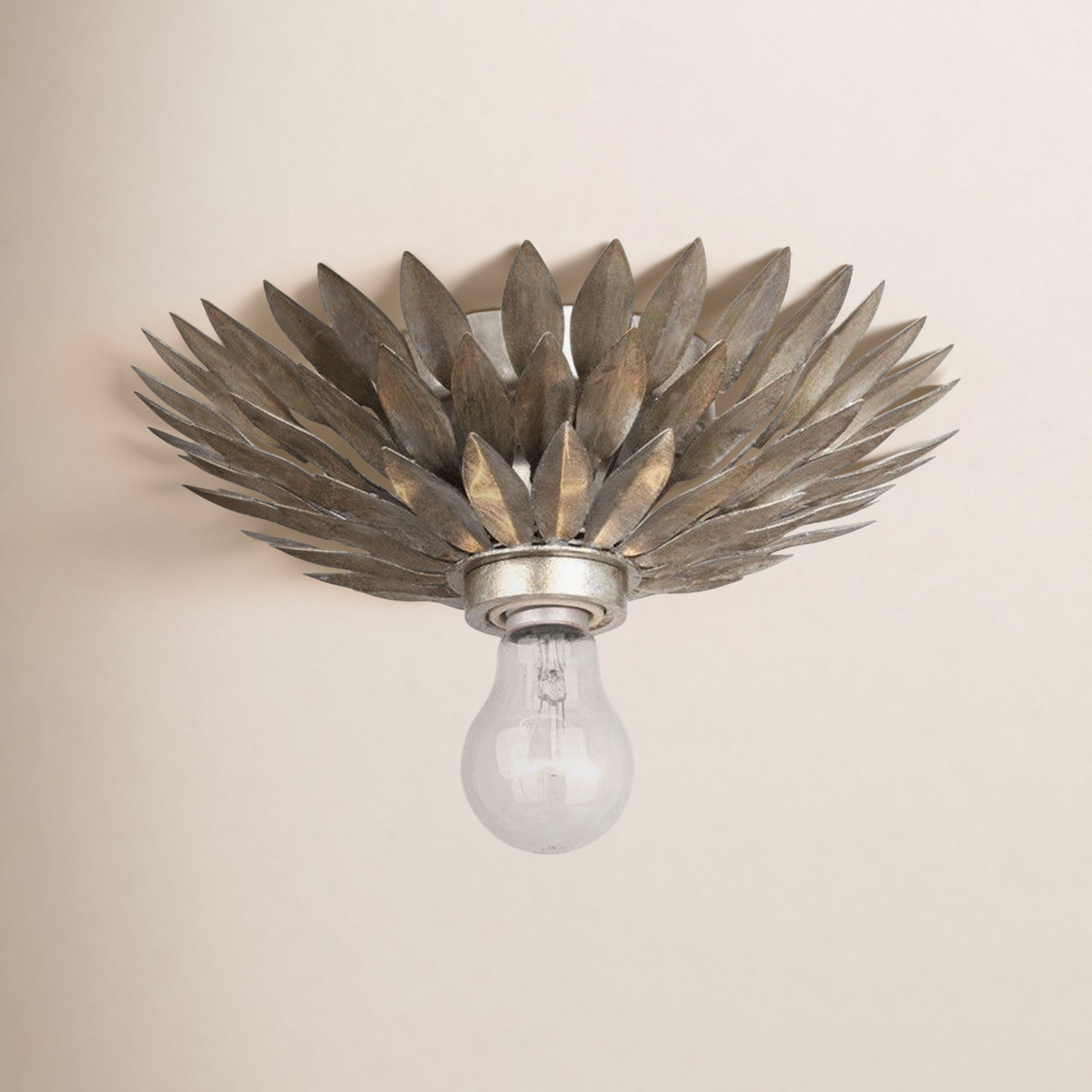 Nash Single Light Dimmable Flush Mount Sconce