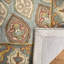 Tapis oriental gris / bleu en laine / coton / latex touffeté à la main Gideon-19265679