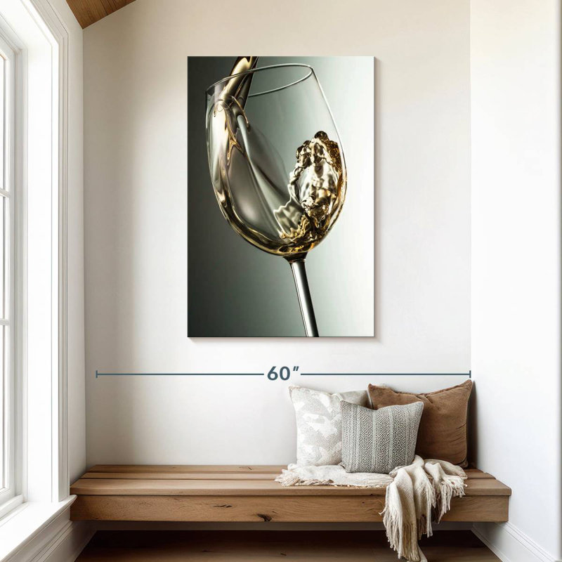Yarlin Smooth White Wine, 45" H x 30" W