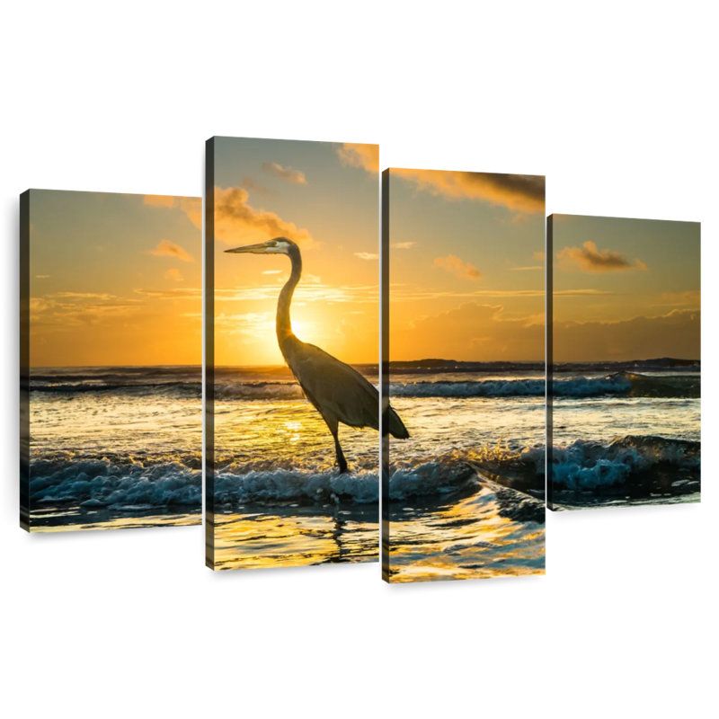 Brampt Sunset Bird, 27" H x 43" W