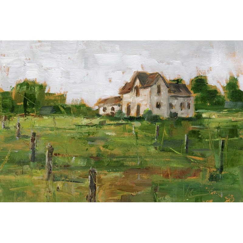 Maison de campagne I, H 20 po x l 30 po