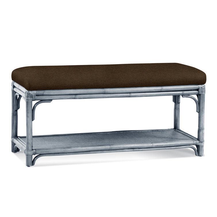 Banc de rangement en osier Summer Retreat