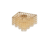 Minigiogali Ceiling Lamp 65Q White Glossy Chrome E26 Ul