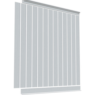 Deluxe White PVC Wall Paneling