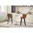 Counter Height Bar Stools Set Of 2, 360° Swivel Upholstered Barstools With Backs And Metal Legs, 26" H Seat Height, Velvet Fabric,Goldy Footrest  (BROWN)