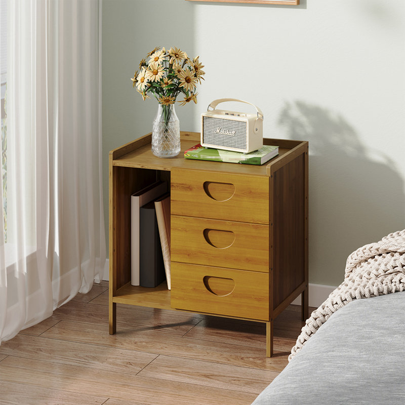 43 cm W Bedside Table