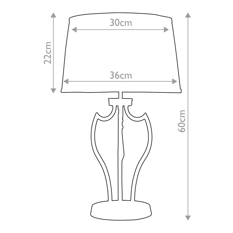 Noi Metal Table Lamp, Dark Bronze