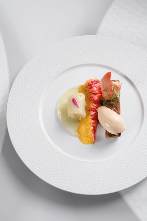 L Fragment Porcelain Salad/Dessert Plate
