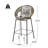 Ferrara Outdoor Patio Faux Wicker Barstool, Set Of 2-759373321