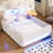 Upholstered Platform Bed With Drawer, Led And Usb-124851110-124851111