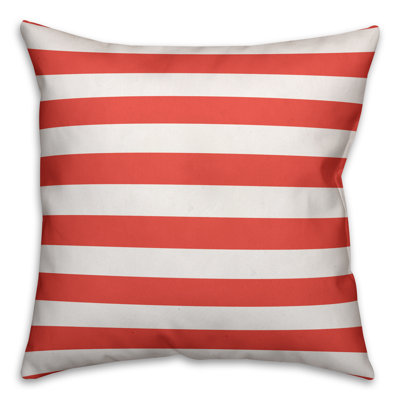 Striped Reversible Throw Pillow