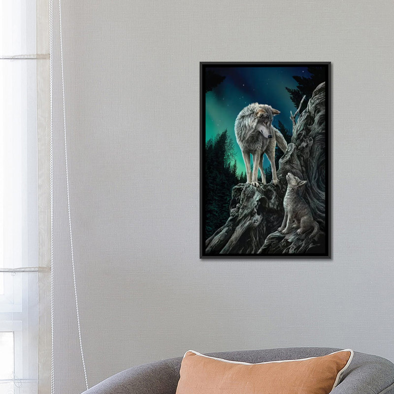 «Guidance», impression sur toile, H 26 po x l 18 po x P 1,5 po, Toile avec cadre noir, Pas de tapis