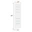 Petite porte standard en bois manufacturé en verre massif givré 6 lumières sans quincaillerie sans quincaillerie-123818202