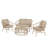 BRUCE 4PC CHAT SET