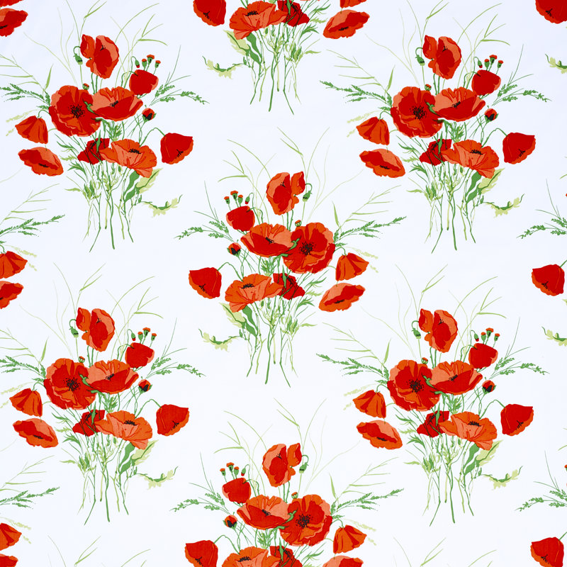 Joni Chintz Fabric, Red