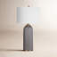 Lampe de table grise 28 "Payne