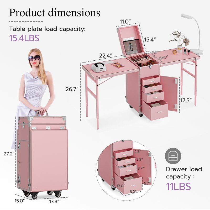 Aluminum Makeup Organiser