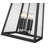 Oswyn 6 Light Outdoor Chain Mount Ceiling Fixture in Black