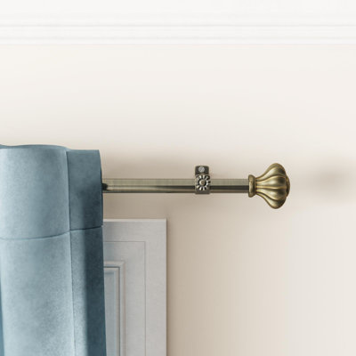 Darcey Adjustable Single Corner Curtain Rod