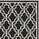 Tapis noir en laine fait à la main Cannen