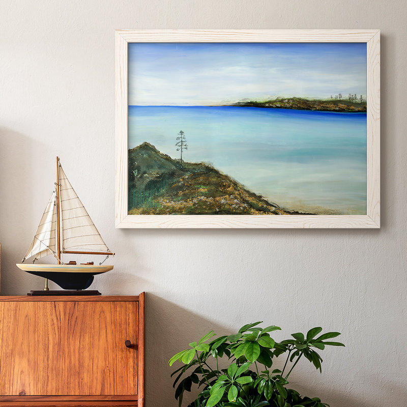 " On A Clear Day ", 20" W x 14" H, White