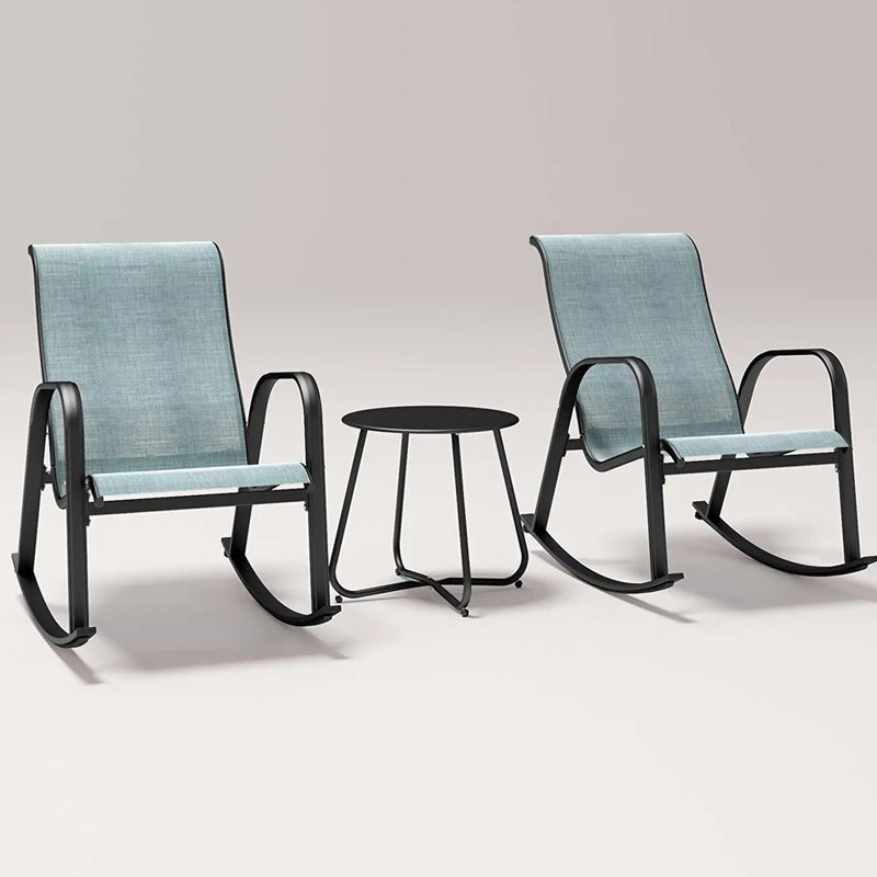 Moxon 2 - Person Patio Conversation Set, Blue