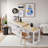 74.5-inch Kitchen Island With Extendable Dining Table-952419564