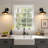 Loami Black Outdoor Wall Light with Dusk to Dawn
