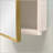 Versatile Metal Framed Bathroom Cabinet with Mirror for Various Installations