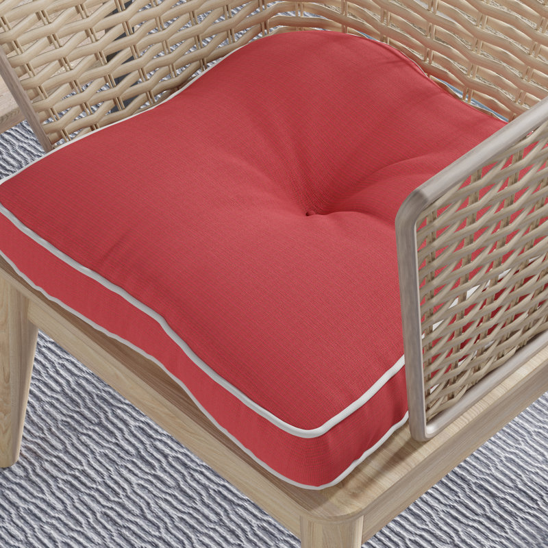Coussin de siège pour l'extérieur Imauri, Rouge