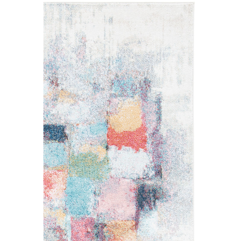 Jelliff Performance Abstract Rug, Rectangle 4'5" x 6'5"