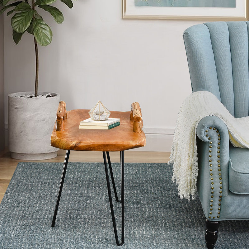 Solid Wood End Table