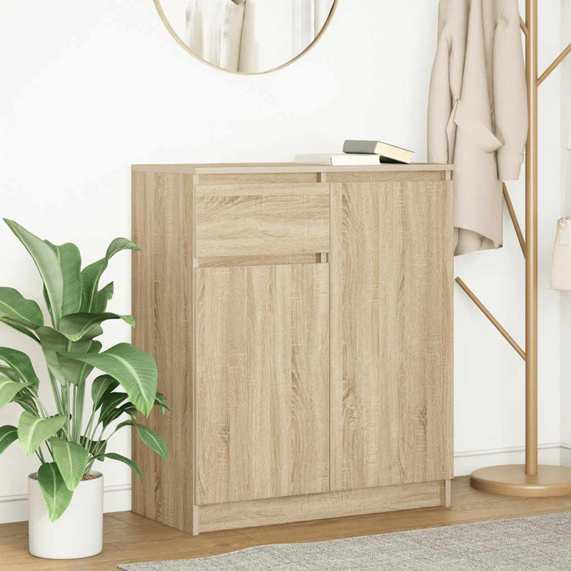 Sideboard With Drawer 71X35x84 Cm Engineered Wood, Sonoma Oak