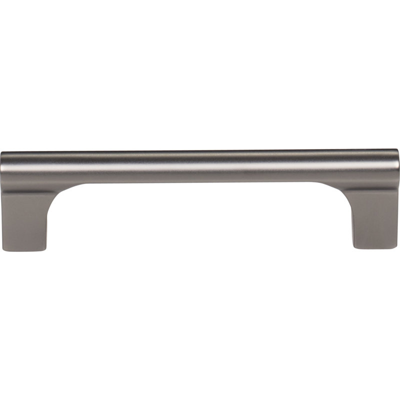 Modern Brushed Nickel 4 1/4" Cabinet Bar Pull Handle